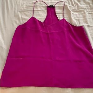 Tibi size 8 silk tank
